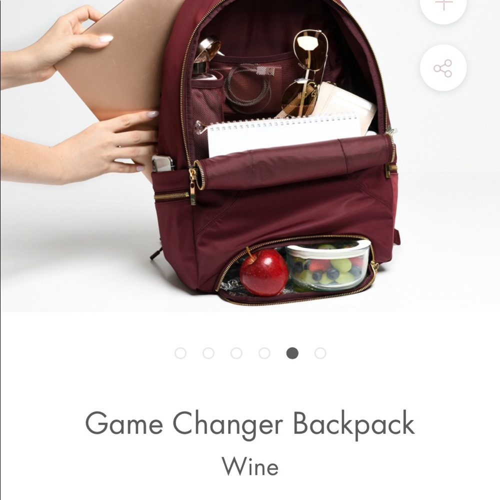 Game changer backpack wine Buffbunny
